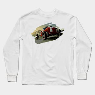 Alfa Romeo Vintage Art Print Long Sleeve T-Shirt